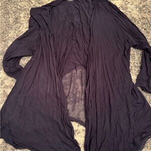 Lane Bryant Navy Open-Front Cardigan